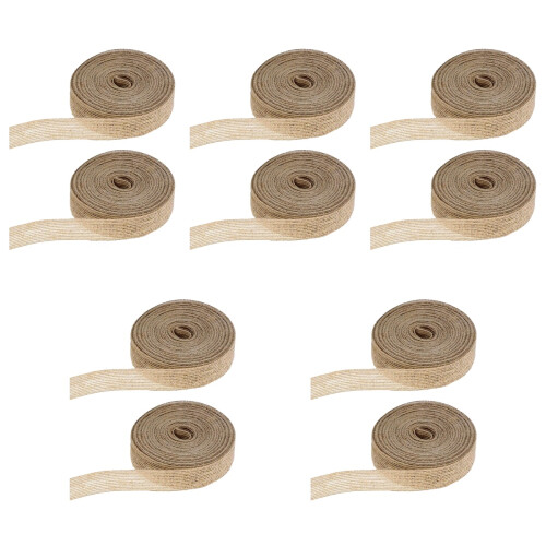 10Rolls Rustic Natural Jute Ribbon Wedding and DIY Decoration 2