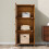 Living And Home 3-Tier Versatile Bamboo Storage Cabinet 3