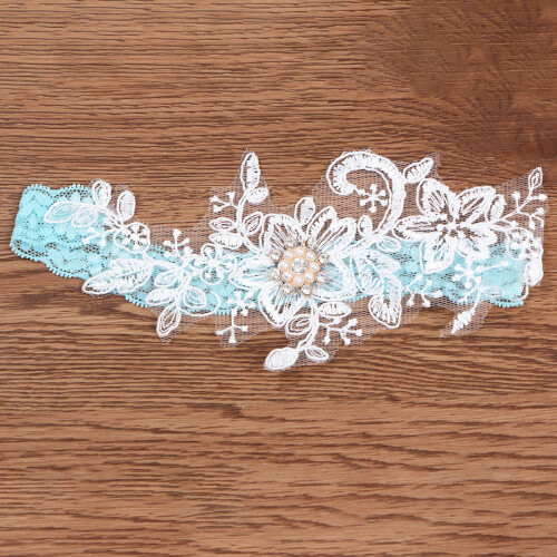 Bruids Wedding Garter Kanten Dijring Bloemendesign Beenband 2