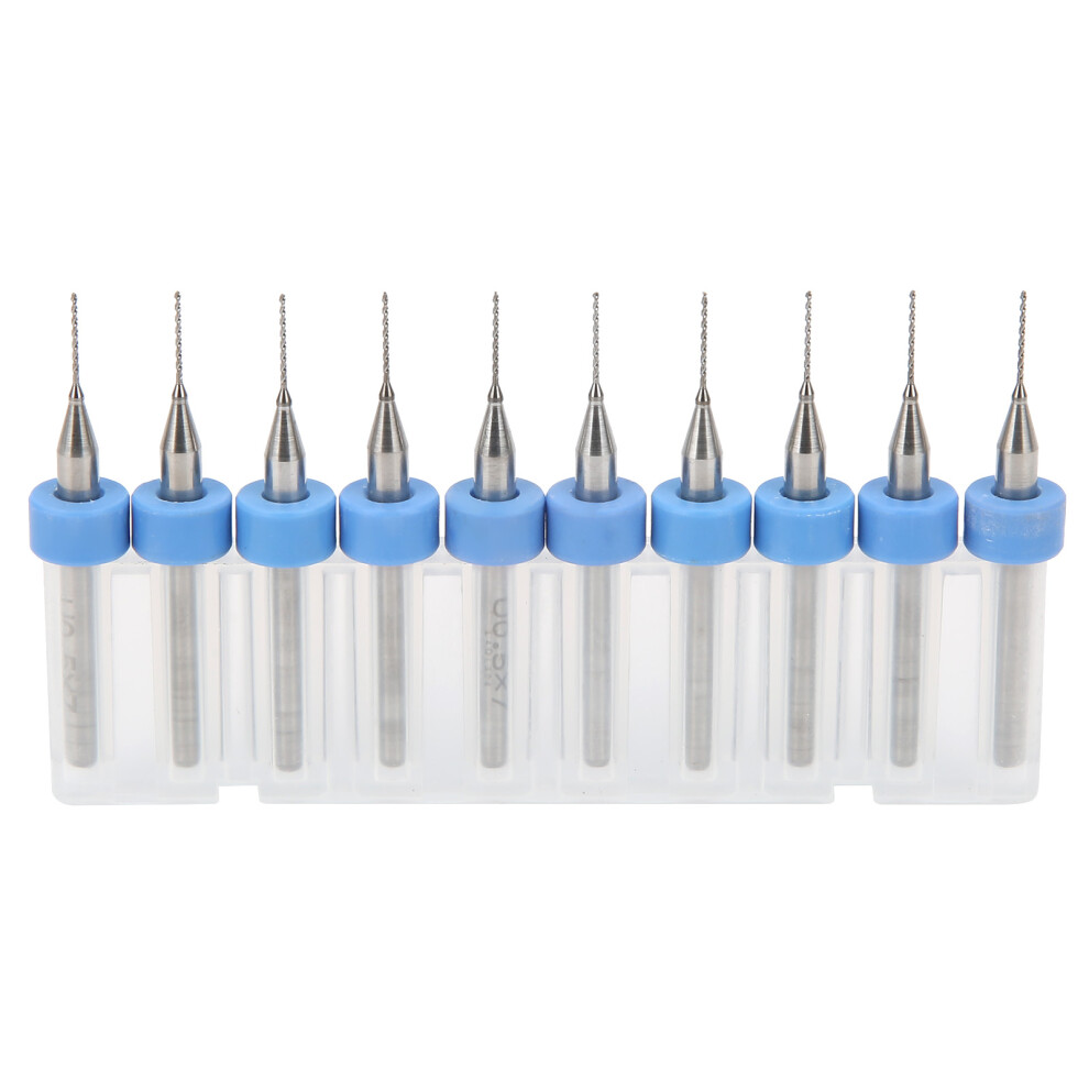 10Pcs Tungsten Carbide Micro Drill Bits For Pcb & 3D Printer Nozzle 0.5Mm 7651359999007