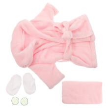 4 Sets Nieuw Baby Fotoprop Badjasje Met Accessoires