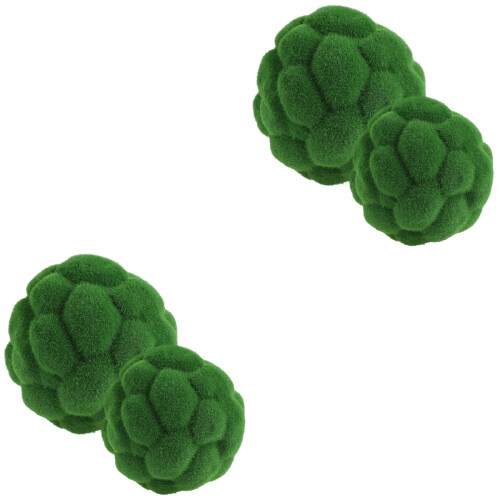 4 Kunstmosballen Decoratieve Topiary Mossballen 2