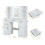 Dressing Table 4 Drawers LED Vanity Mirror & Stool 6