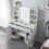 Dressing Table 4 Drawers LED Vanity Mirror & Stool 4