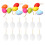 72 Stks Schilderbare Ei Plastic Hanger Feestversiering 11