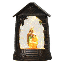 2 Stuks Kerst Windlamp Scene Decoratie Festival