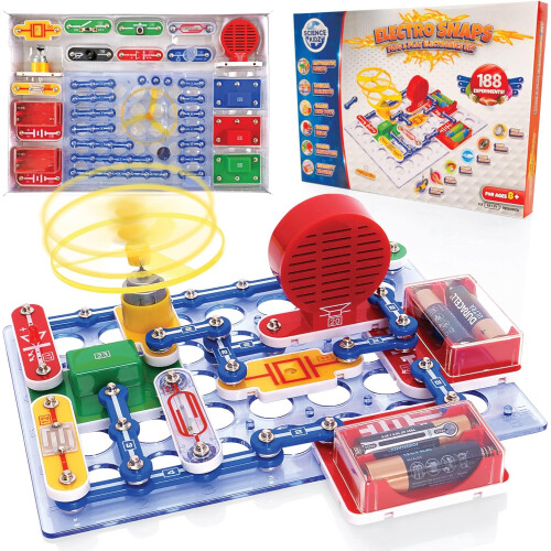 Science Kidz Electro Snaps Electronics Kit With 188 Experiments