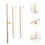 1Set Vogel Stang Speelstand Speeltoestel 4