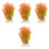 4pcs Fake Aquarium Plants Decor Desktop Accessory 5