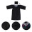 1Graduation Apparel Zwart Polyester Ademend En Comfortabel 3