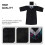 1Graduation Apparel Zwart Polyester Ademend En Comfortabel 8