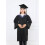 1Graduation Apparel Zwart Polyester Ademend En Comfortabel 9