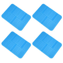 4 Stück grünes, abbaubares XPE-Klappkissen für den