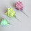 150 Pcs Suporte De Plástico Para Arranjo Artesanato 11