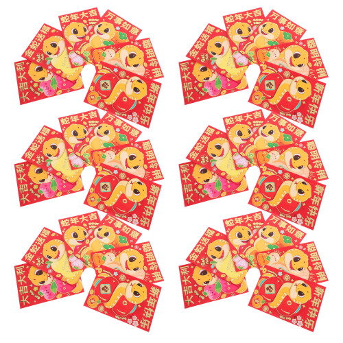 180 Envelopes De Dinheiro Vermelhos Para Ano Chinês E