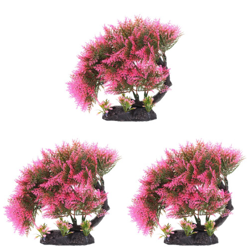 3Pcs Árvore Artificial Imitação Para Escritório 1