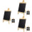 3 Unidades Quadro De Giz Freestanding Para 11