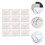 100 Unidades 1 Conjunto Envelopes Convite Saudação Brancos 11