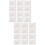 100 Unidades 1 Conjunto Envelopes Convite Saudação Brancos 8