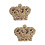 2 Unidades Emblema De Com Coroa Para Roupa 7