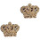 2 Unidades Emblema De Com Coroa Para Roupa 3