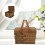2Pcs Cesta De Madeira Com Alças E Tampa 11