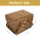 2Pcs Cesta De Madeira Com Alças E Tampa 10