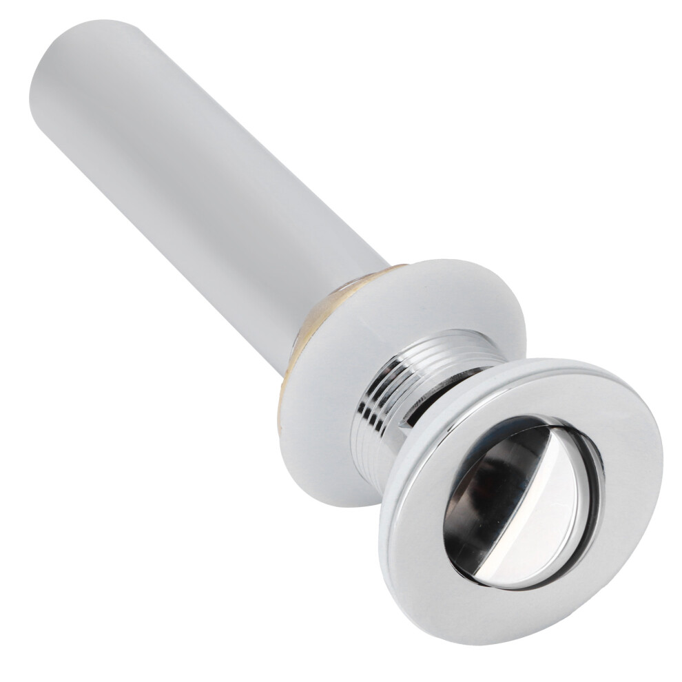 Bathroom Sink Drain Stopper With Overflow, Brass & Stainless Steel, 3Cm Diameter 7671360002183