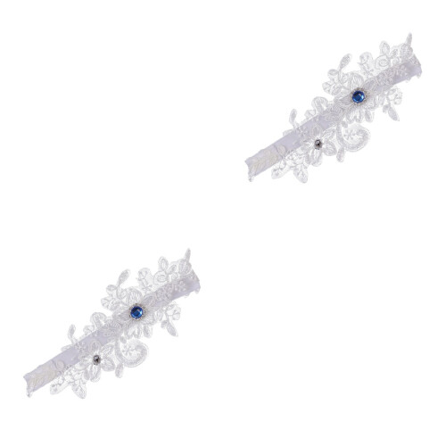 2 Unidades Garter De Para Pernas Noiva Ocidental 2