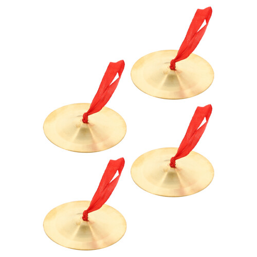2 Pares De Címbalos Para Os Dedos, Pequenos, Para Do Ventre 2