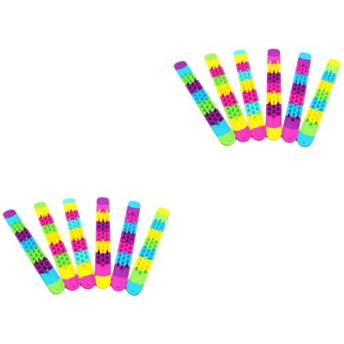 12 Unidades Pulseiras De Silicone De Unicórnio Com De 2