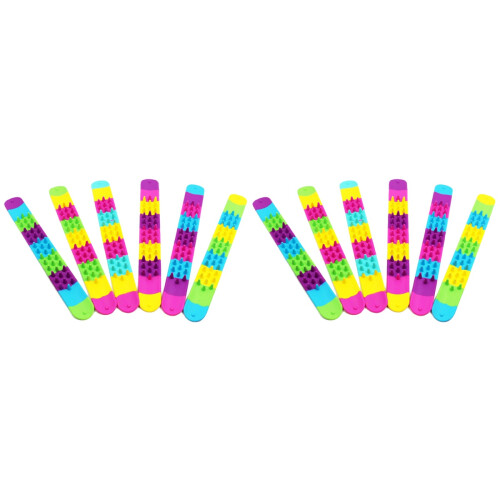 12 Unidades Pulseiras De Silicone De Unicórnio Com De 1
