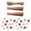 1 Conjunto De Redondas De Madeira Para Decoração E 1