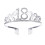 2Pcs Tiara De Cristal Coroa Para Aniversário 18 Presente 1