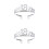 2Pcs Tiara De Cristal Coroa Para Aniversário 18 Presente 5