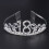 2Pcs Tiara De Cristal Coroa Para Aniversário 18 Presente 9