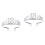 2Pcs Tiara De Cristal Coroa Para Aniversário 18 Presente 4