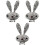 3Pcs Emblemas Broche Para Roupa 3
