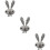3Pcs Emblemas Broche Para Roupa 9
