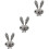 3Pcs Emblemas Broche Para Roupa 5