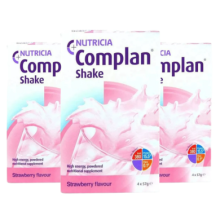 Complan Strawberry Shake 4 x 57 Gm Sachets -Pack 3