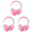 3Pcs De Inverno Para Mulheres Auricular Peludo 2