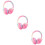 3Pcs De Inverno Para Mulheres Auricular Peludo 9