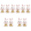 10 Unidades Abanando Cabeça Brinquedos Bobblehead 3