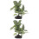 2Pcs Enfeite Simulação Planta Paisagismo 7