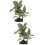 2Pcs Enfeite Simulação Planta Paisagismo 9