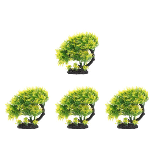 4Pcs Decoração Artificial De Árvore Imitação Para E 2