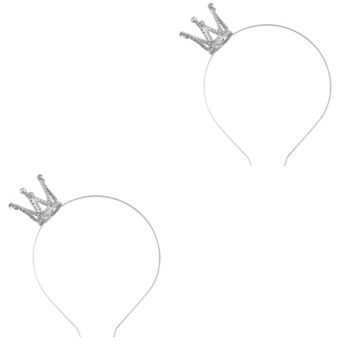 2Pcs Tiaras De Faixa Aniversário 2