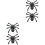 4 Unidades Pingentes De Aranha Com Para Nupciais 3