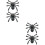 4 Unidades Pingentes De Aranha Com Para Nupciais 6